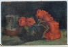 Gheorghe Iliescu - Vas cu Flori, Ulei pe Carton, 50x33.5 cm, Album Pictura