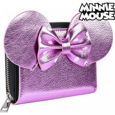 Portmoneu Minnie Mouse Roz metalizat 70688 foto