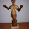 Statueta sculptura lemn arta tribala africa femeie dansand cap maini sold mobil