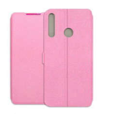 Husa telefon Flip Magnet Book Huawei P40 Lite E Pink