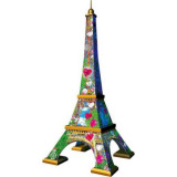Puzzle 3D Turnul Eiffel Cu Inimioare, 216 Piese, Ravensburger