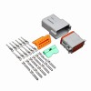 Set Conectori Deutsch DT 12 Pini Impermeabili IP68, 22-16AWG, Cablaj Auto Industrial