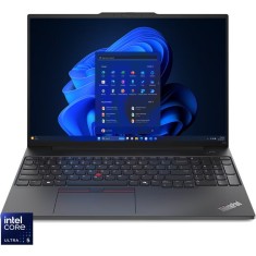 Laptop Lenovo ThinkPad E16 Gen 2 cu procesor Intel&amp;reg; Core&amp;trade; Ultra 5 125U pana la 4.3GHz, 16 WUXGA, IPS, 16GB DDR5 RAM, 512GB SSD, Intel&amp;reg; Graphics, Windo foto