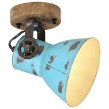 Lampa de perete 25 W, albastru uzat, 11,5x11,5x25 cm, E27