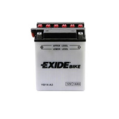 Baterie moto Acid cu intretinere EXIDE 12V 14Ah 145A L+ aerisire stanga 134x89x166 Incarcare uscata cu acid foto