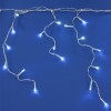 Instalație Lumini Crăciun Perdea LED, 288 Becurile, Cablu Transparent, Programe Multiple, 9 m, Alb Rece, Oem