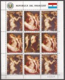 PARAGUAY 1987 PICTURA P.P. RUBENS ( bloc dantelat ) MNH