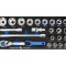 Set Chei Tubulare 23 Bucăți 1/2 HT7G128
