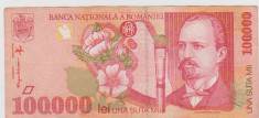 100000 LEI 1998/VF foto