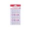 Perle Autoadezive DACO, 53 Buc/Set, Model Charmuri, Dimensiune Variabila, Multicolor, Accesorii Creatie, Accesorii Craft, Perle Autoadezive Colorate,