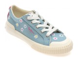 Cumpara ieftin Pantofi sport PEPE JEANS albastri, BEN DENIM, din material textil