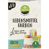 Colorant alimentar natural Agava Karin Lang, 6 culori, fara gluten, bio, vegan