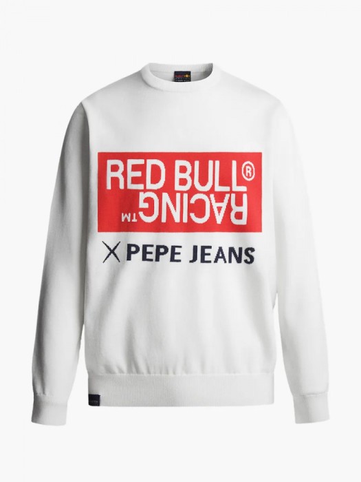 Red Bull Racing pulover de bărbați color block white F1 Team 2023 - L