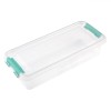 Cutie Depozitare, Transparentă, Plastic, Capacitate 1.2L, Sistem Blocare, Oem