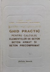 Ghid Practic Pentru Calculul Elementelor De Beton Beton Armat - I.nicula C.pavel L.lobel M.tannenbaum M.weisenberg, D256