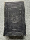 Biblia / Biblie veche ,engleza, an 1842 , 15 x 9 cm