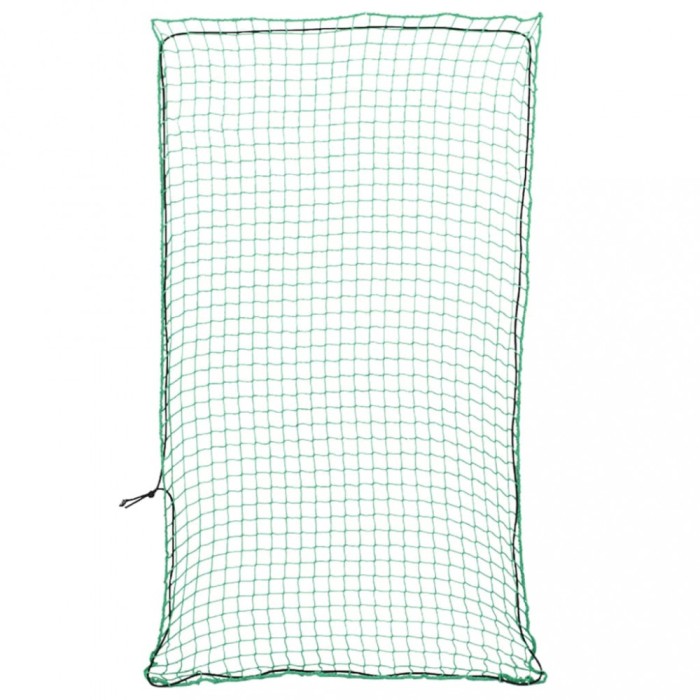 vidaXL Plasă de remorcă cu funie elastică, verde, 6x3,5 m, PP
