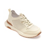 Pantofi sport GRYXX bej, 11015, din piele naturala