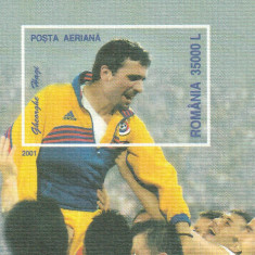 Romania 2001-Sport,Fotbal,Hagi-17 ani sub tricolor,colita nedantelata