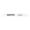 Panza, lama, fierastrau tip sabie, pentru lemn, metal, BIM, 14 TPI, set 2 buc, 300 mm, Graphite