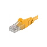 Patchcord UTP RJ45-RJ45 Cat.5e 1m, galben, &quot;UTP-5E-1-Y&quot; (timbru verde 0.08 lei), Premiumcord