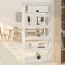 vidaXL Biblioteca/Separator camera, alb lucios, 80x30x166 cm, PAL