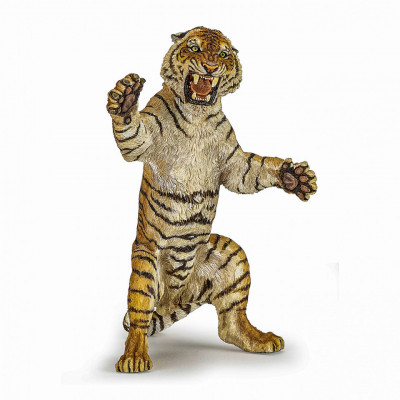 Papo figurina tigru ridicat foto