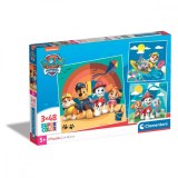 Puzzle Clementoni, Paw Patrol, 3 x 48 piese
