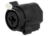 Soclu Jack 6.3mm XLR cu Buton 50V IP40