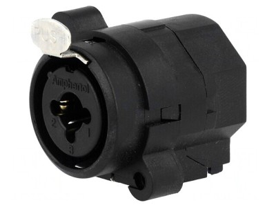 Soclu Jack 6.3mm XLR cu Buton 50V IP40 foto