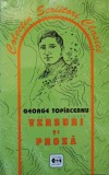 Versuri si Proza - George Toparceanu, Coresi 2001, Scriitori Clasici, Beletristica, Poezie, 286 pagini