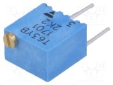 Potenţiometru VISHAY T63YB 2,2k&Omega; 0,25W montare THT multitură lineare