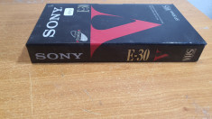 Caseta Video VHS Sony E-30 #A1043 foto