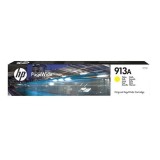 Cartus Cerneala Original HP Yellow nr.913A pentru PageWide 352|377 3.5K "F6T79AE"