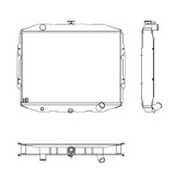 Radiator racire Hyundai Galloper, 11.1997-06.2003, Motorizare 2, 5 D 73kw Diesel, tip climatizare Cu/fara AC, cutie Manuala, dimensiune 602x425x26mm,
