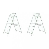 Cumpara ieftin Spaliere de gradina plante cataratoare 2 buc. otel, cu cadru A