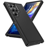 Cumpara ieftin Husa de Protectie, Compatibila Samsung Galaxy S22, Protectie 3 in 1, Antisoc si Antialunecare, Uz Intens, Versatyx - Negru