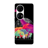 Husa compatibila cu Huawei Nova Y70 model Jurassic World, Silicon, TPU, Viceversa, Transparent, Carcasa
