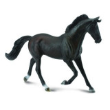 Figurina Iapa Thoroughbred Neagra pictata manual XL Collecta