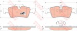 Set placute frana,frana disc MERCEDES R-CLASS (W251, V251) (2006 - 2016) TRW GDB1643