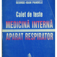 Florina Filip - Caiet de teste - Medicina interna - Aparat respirator (1994)