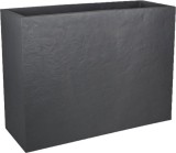 Jardiniera mare dreptunghiulara antracit 99,5x29,5x78,5 cm STONE