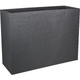 Jardiniera mare dreptunghiulara antracit 99,5x29,5x78,5 cm STONE
