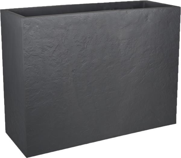 Jardiniera mare dreptunghiulara antracit 99,5x29,5x78,5 cm STONE