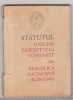 Bnk div Statutul UTC din RSR - editia 1966