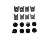 Set cleme fixare scut cutie viteze BMW Seria 1 (E81/E82/E87/E88), 09.2004-10.2013; Seria 3 (E90/E91, E92/93), 2004-2013, X1 (E84), 2009-2015; Toyota