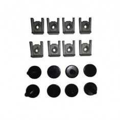 Set cleme fixare scut cutie viteze BMW Seria 1 (E81/E82/E87/E88), 09.2004-10.2013; Seria 3 (E90/E91), 11.2004-06.2012; Seria 3 (E92/93) COUPE/CABRIO,