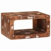 vidaXL Noptieră Lemn Masiv Reciclat 45x30x24 cm Maro Rustic | Măsuță noptieră dormitor vintage | Spațiu depozitare noptieră