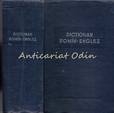 Dictionar Roman-Englez - Leon Levitchi foto