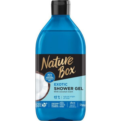 Gel de dus, Nature Box, Exotic with Coconut Scent, 385 ml foto